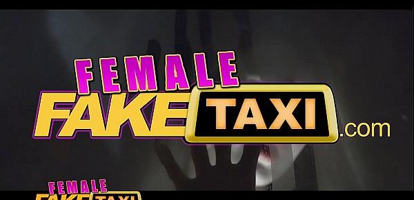  Female Fake Taxi Stud covers sexy drivers big tits in cum